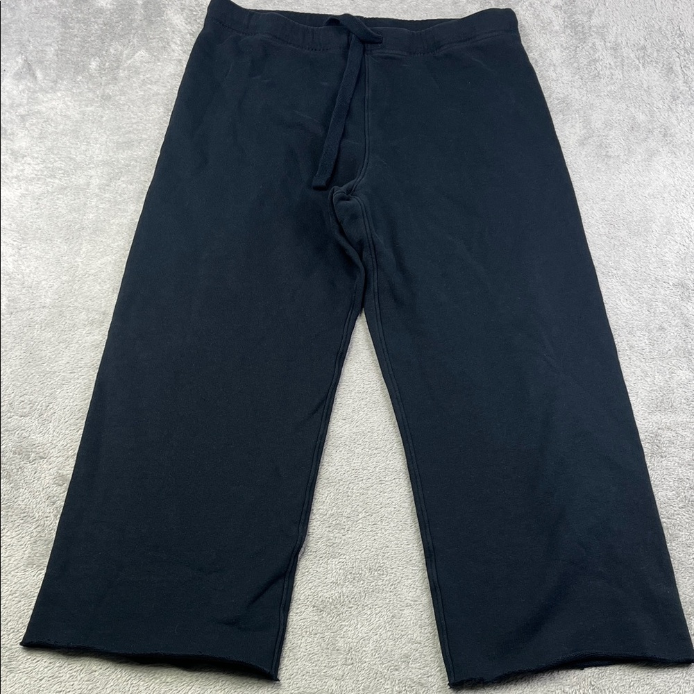 Frank & Eileen L 100% Cotton Triple Fleece Catherine Favorite Blue Wide-Leg Pant